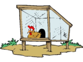 Sticker Custom Preview Image #018666 Animals Cartoons Chicken Coop