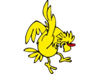 Sticker Custom Preview Image #018667 Animals Cartoons Chicken Dancing1