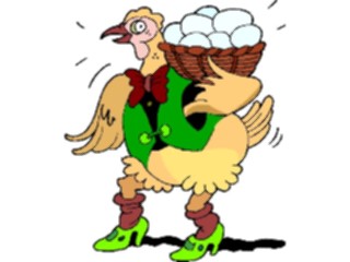 Sticker Custom Preview Image #018674 Animals Cartoons Chicken Eggs2