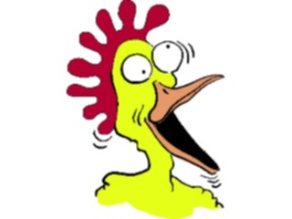 Sticker Custom Preview Image #018679 Animals Cartoons Chicken Nutty