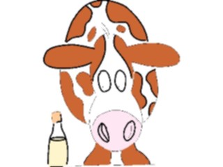 Sticker Custom Preview Image #018734 Animals Cartoons Cow01