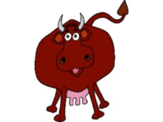 Sticker Custom Preview Image #018742 Animals Cartoons Cow09