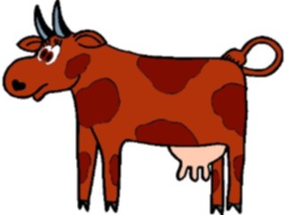 Sticker Custom Preview Image #018743 Animals Cartoons Cow10