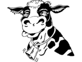 Sticker Custom Preview Image #018745 Animals Cartoons Cow12
