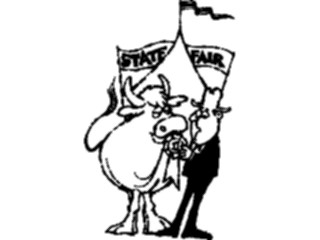Sticker Custom Preview Image #018753 Animals Cartoons Cow1st Place