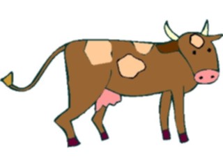 Sticker Custom Preview Image #018754 Animals Cartoons Cow21