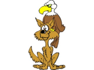 Sticker Custom Preview Image #018805 Animals Cartoons Coyote Eagle