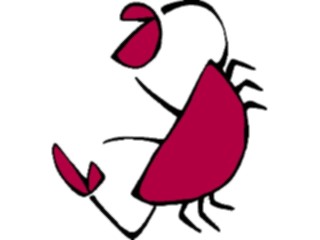 Sticker Custom Preview Image #018812 Animals Cartoons Crab1