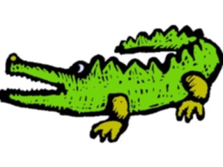 Sticker Custom Preview Image #018836 Animals Cartoons Crocodile3