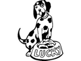Sticker Custom Preview Image #018848 Animals Cartoons Dalmatian Lucky