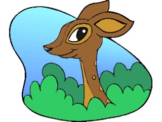 Sticker Custom Preview Image #018853 Animals Cartoons Deer5
