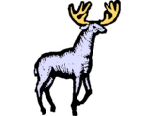 Sticker Custom Preview Image #018855 Animals Cartoons Deer7