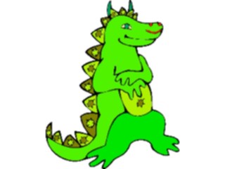 Sticker Custom Preview Image #018916 Animals Cartoons Dinosaur45