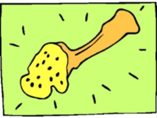 Sticker Custom Preview Image #018947 Animals Cartoons Dinosaur Bone8