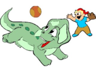 Sticker Custom Preview Image #018951 Animals Cartoons Dinosaur Boy2