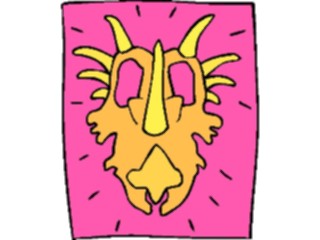 Sticker Custom Preview Image #018989 Animals Cartoons Dinosaur Skull12