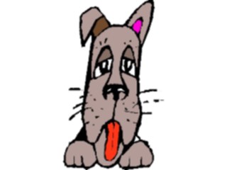 Sticker Custom Preview Image #019019 Animals Cartoons Dog08