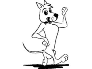 Sticker Custom Preview Image #019034 Animals Cartoons Dog22