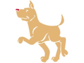 Sticker Custom Preview Image #019074 Animals Cartoons Dog Alert