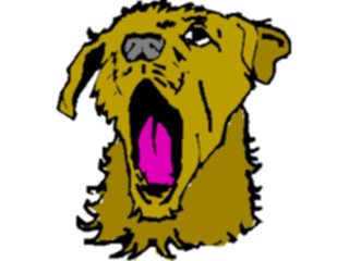 Sticker Custom Preview Image #019086 Animals Cartoons Dog Barking1
