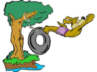 Sticker Custom Preview Image #019144 Animals Cartoons Dog Diving