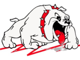 Sticker Custom Preview Image #019157 Animals Cartoons Dog Drooling1