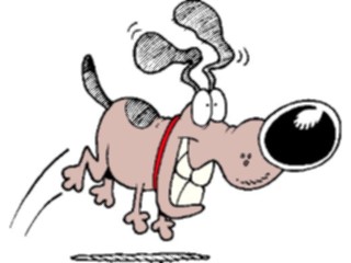 Sticker Custom Preview Image #019160 Animals Cartoons Dog Eager