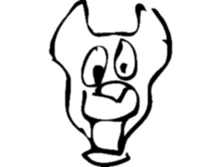Sticker Custom Preview Image #019179 Animals Cartoons Dog Face5