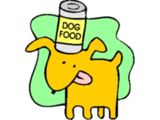 Sticker Custom Preview Image #019204 Animals Cartoons Dog Food09