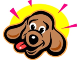 Sticker Custom Preview Image #019224 Animals Cartoons Dog Happy03
