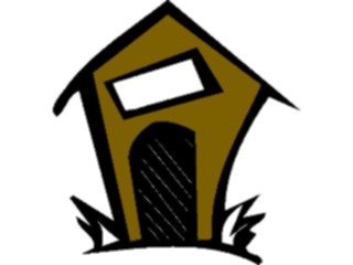 Sticker Custom Preview Image #019237 Animals Cartoons Dog House2