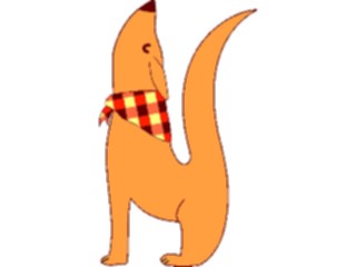 Sticker Custom Preview Image #019239 Animals Cartoons Dog Howling