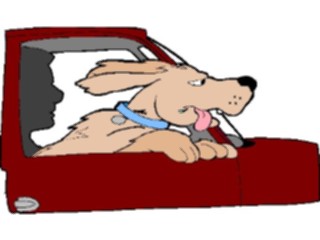 Sticker Custom Preview Image #019249 Animals Cartoons Dogin Car2