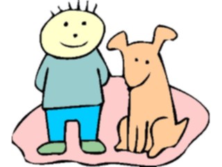 Sticker Custom Preview Image #019272 Animals Cartoons Dog Kid02