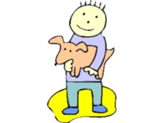 Sticker Custom Preview Image #019277 Animals Cartoons Dog Kid07