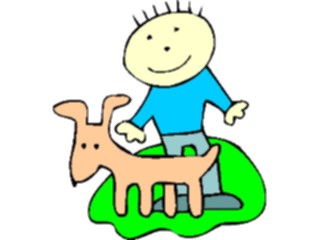 Sticker Custom Preview Image #019278 Animals Cartoons Dog Kid08