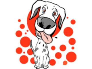 Sticker Custom Preview Image #019334 Animals Cartoons Dog Panting2