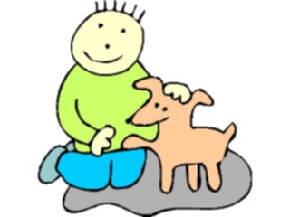 Sticker Custom Preview Image #019337 Animals Cartoons Dog Paw2