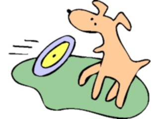 Sticker Custom Preview Image #019345 Animals Cartoons Dog Playing2
