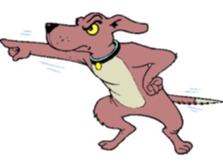 Sticker Custom Preview Image #019351 Animals Cartoons Dog Pointer1
