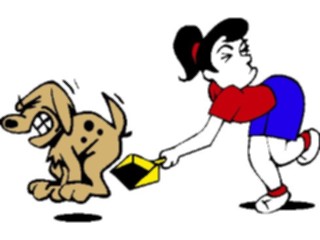 Sticker Custom Preview Image #019359 Animals Cartoons Dog Pooper Scooper