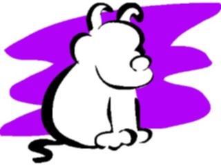 Sticker Custom Preview Image #019404 Animals Cartoons Dog Sitting3