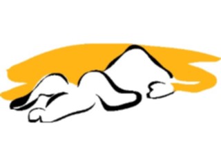 Sticker Custom Preview Image #019412 Animals Cartoons Dog Sleeping4