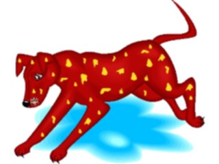 Sticker Custom Preview Image #019434 Animals Cartoons Dog Spotted2
