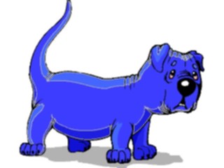 Sticker Custom Preview Image #019448 Animals Cartoons Dog Tired3