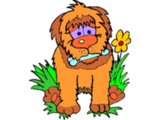 Sticker Custom Preview Image #019485 Animals Cartoons Dogwith Bone07