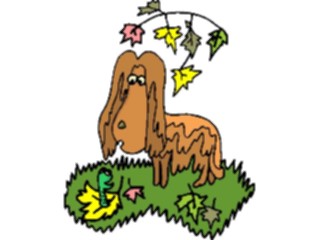 Sticker Custom Preview Image #019553 Animals Cartoons Dog Worm