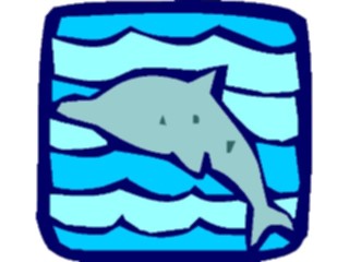 Sticker Custom Preview Image #019563 Animals Cartoons Dolphin2