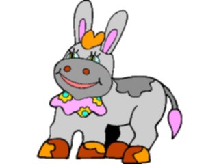 Sticker Custom Preview Image #019578 Animals Cartoons Donkey04