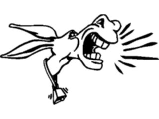 Sticker Custom Preview Image #019579 Animals Cartoons Donkey05